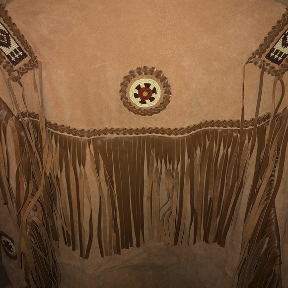 NWOT - Scully Suede Leather Fringed Coat in Bourbon Roar - Picture 7 of 14